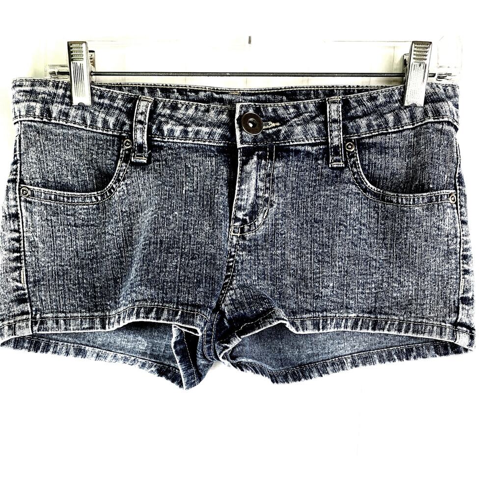 City Streets Stone Washed Bootie Juniors Size 3 Shorty Summer Beach Shorts
